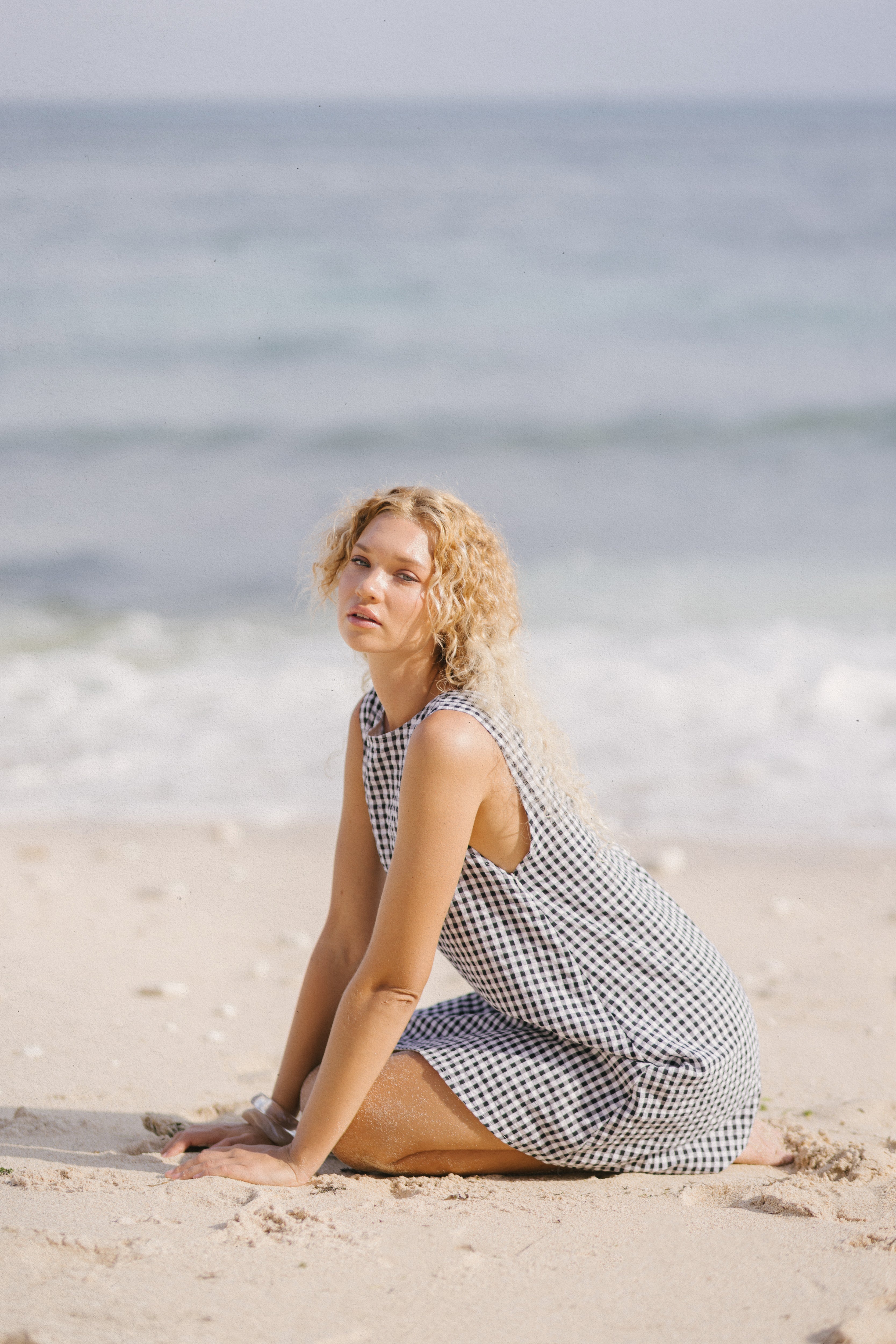 MINI GILI in Black Gingham by Puka the Label
