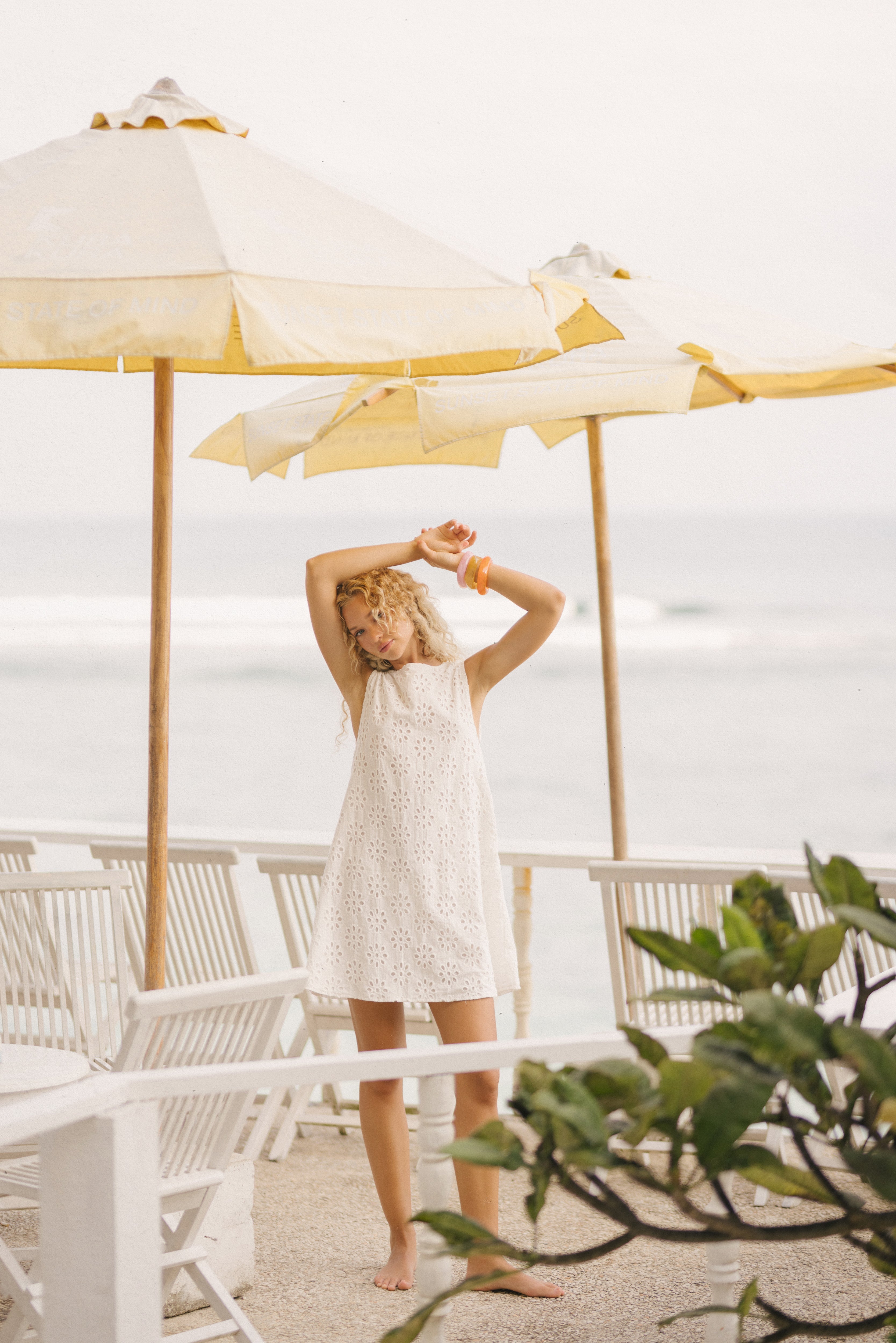 MINI GILI in White Bunga by Puka the Label