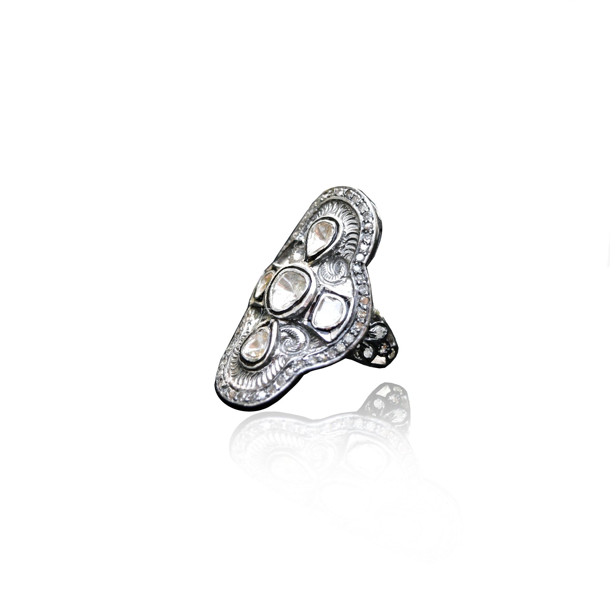 Sterling Silver Rosecut Ring by S. Carter Designs