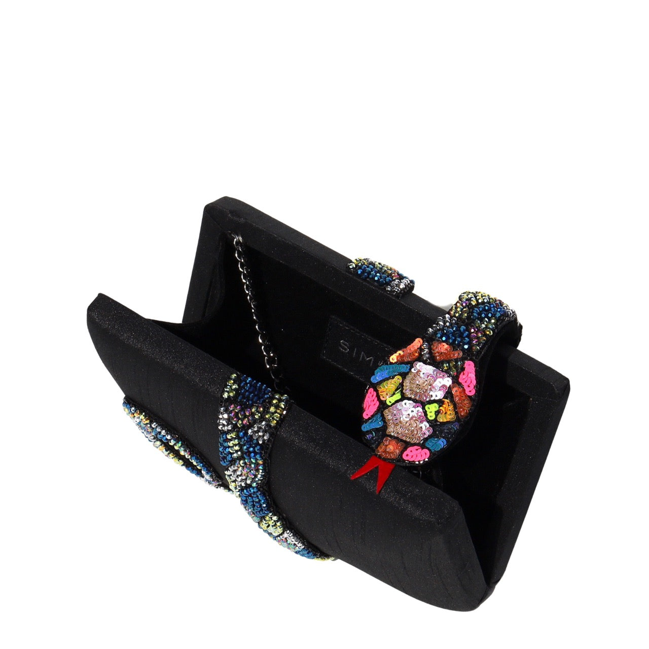Rainbow Kaa Clutch by Simitri