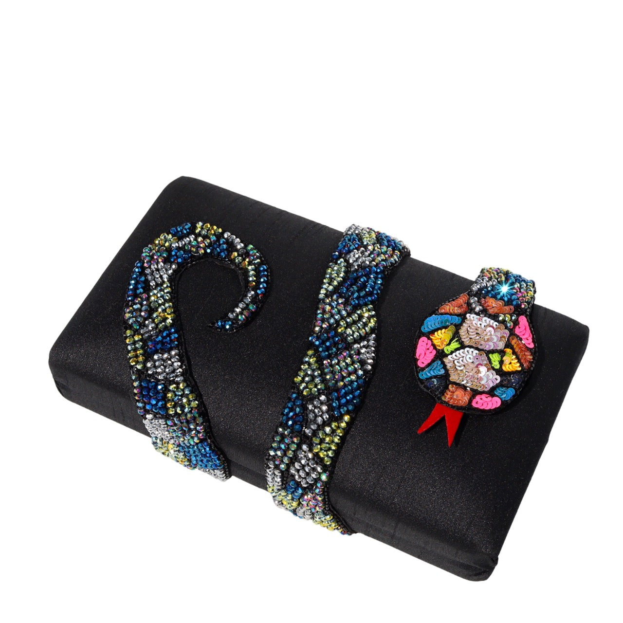 Rainbow Kaa Clutch by Simitri