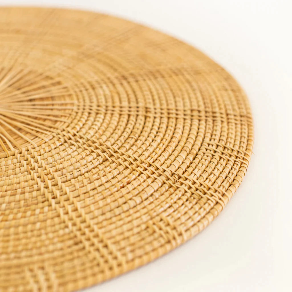 Rattan Woven Placemats (Set of 2) by Mended