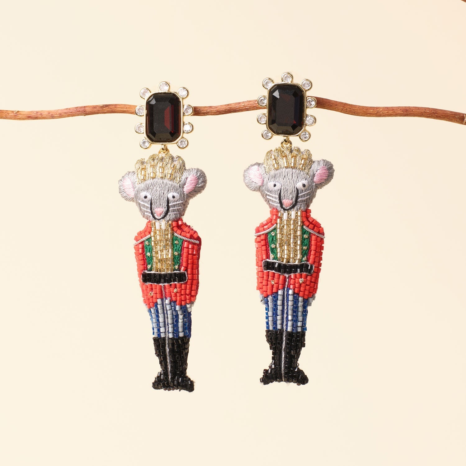 Rat King Earrings by Mignonne Gavigan