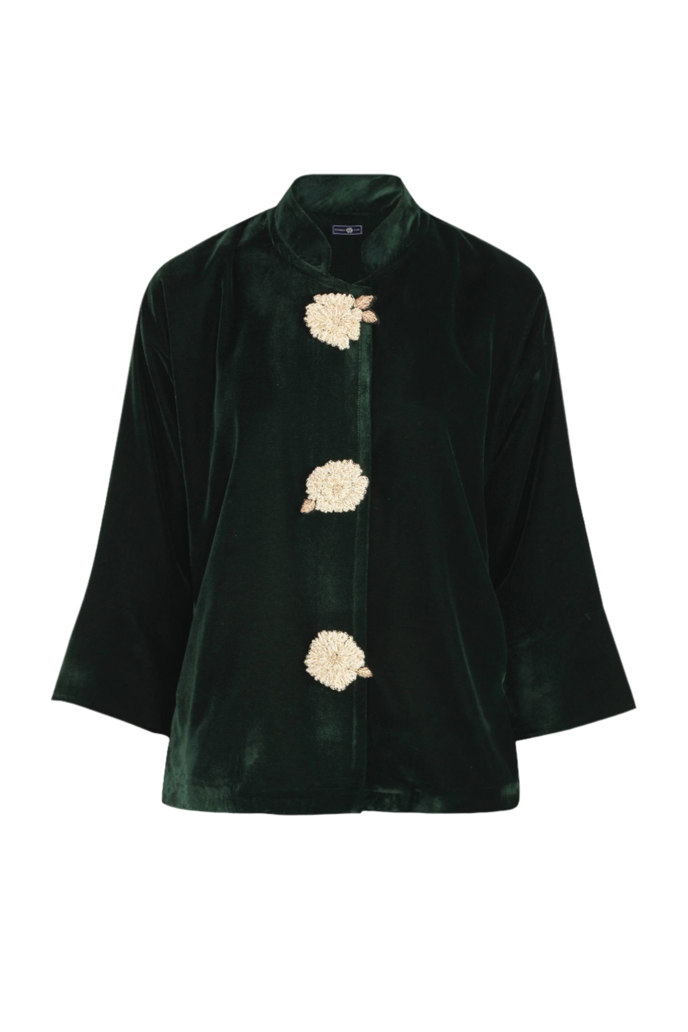 Rosa Velvet Jacket - Emerald by Rosewater House