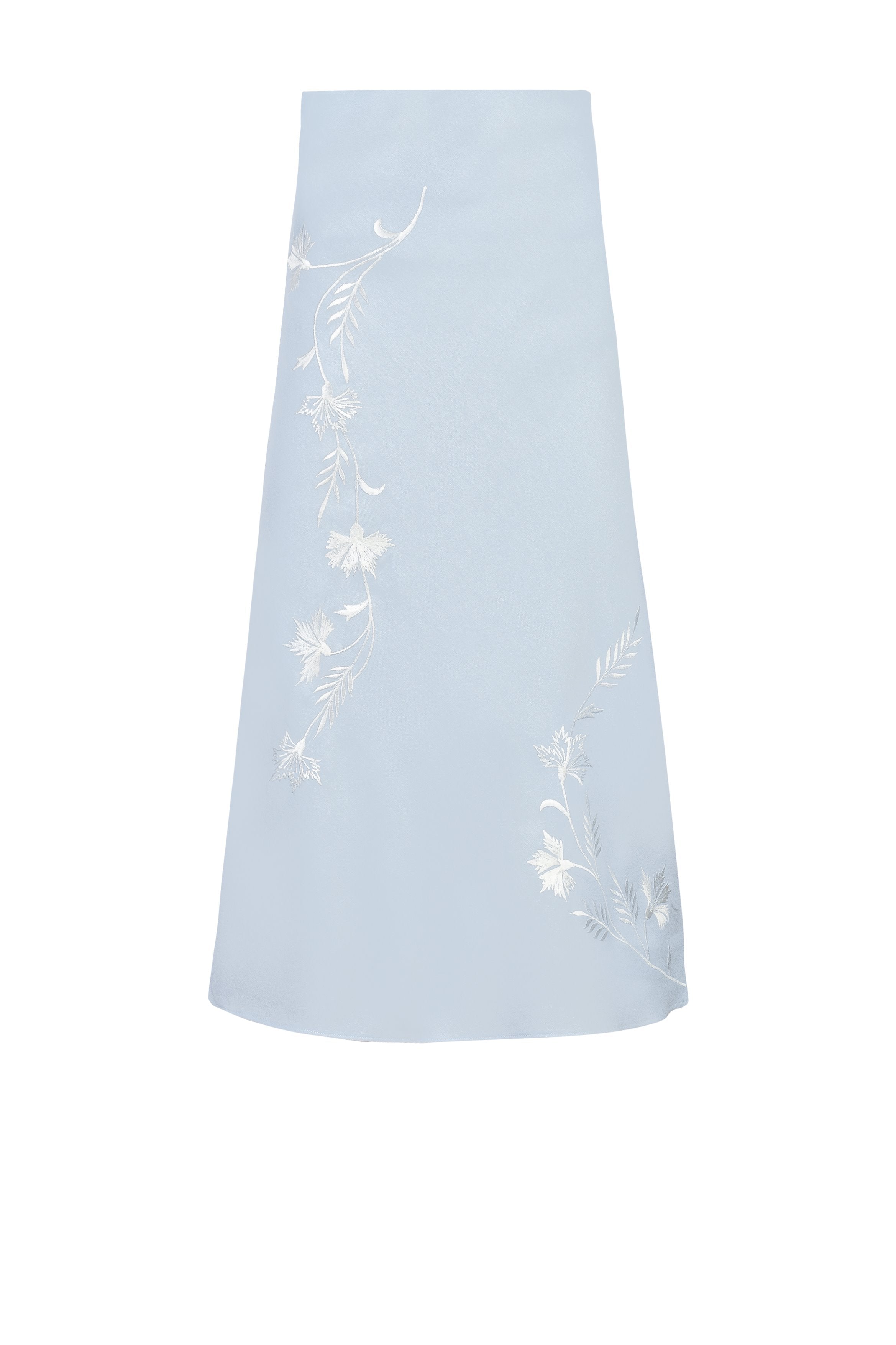 Lily Skirt - Baby Blue & Ivory by Rosewater House