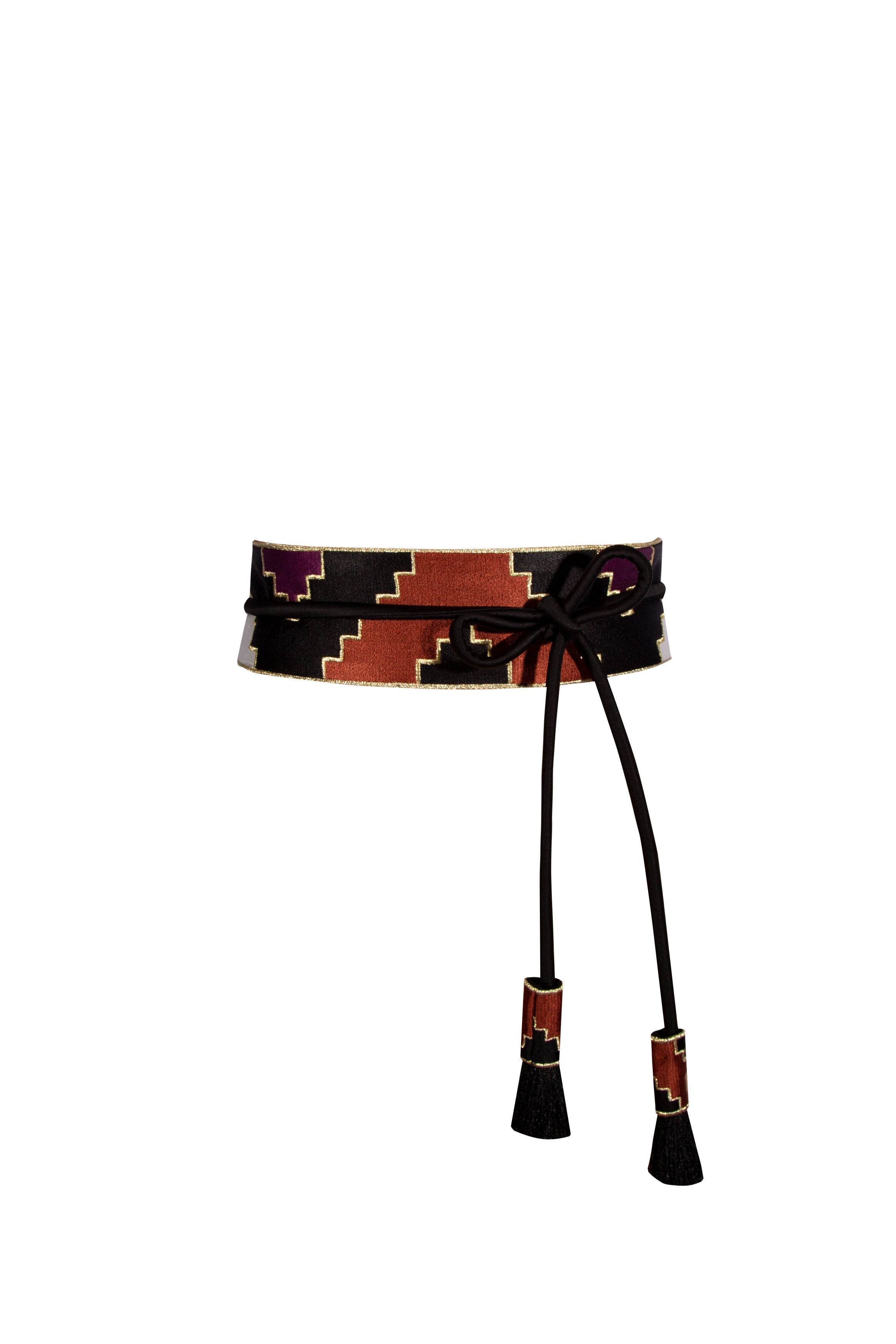 Gileva Belt- Black & Green by Rosewater House