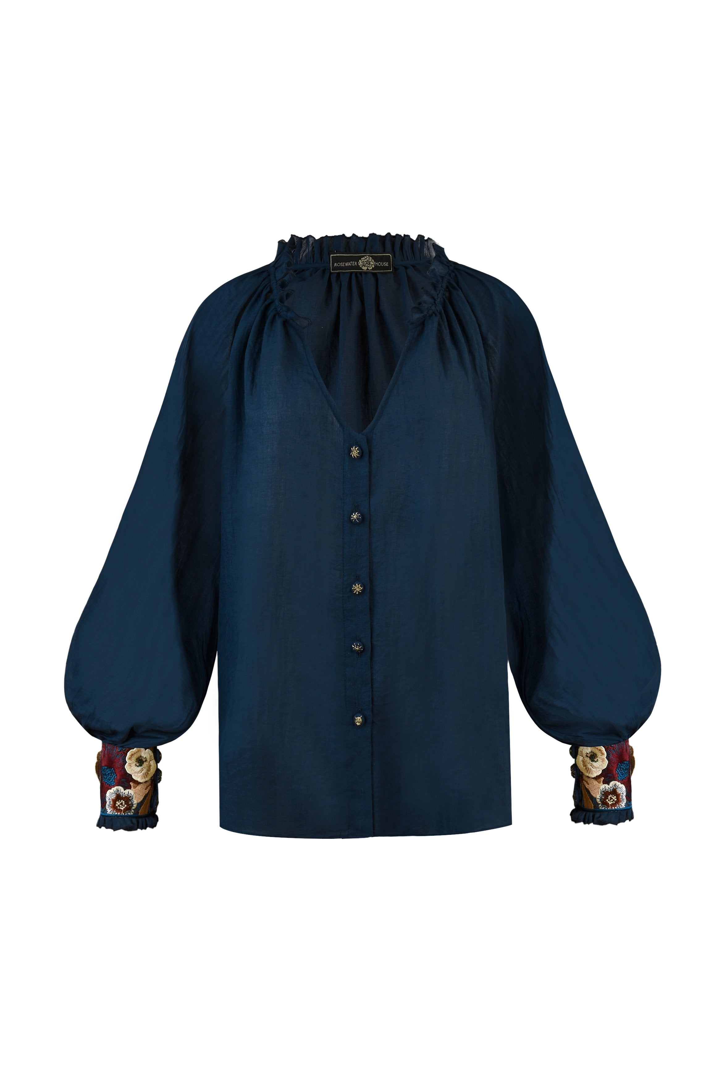 Pansy Blouse - Navy by Rosewater House