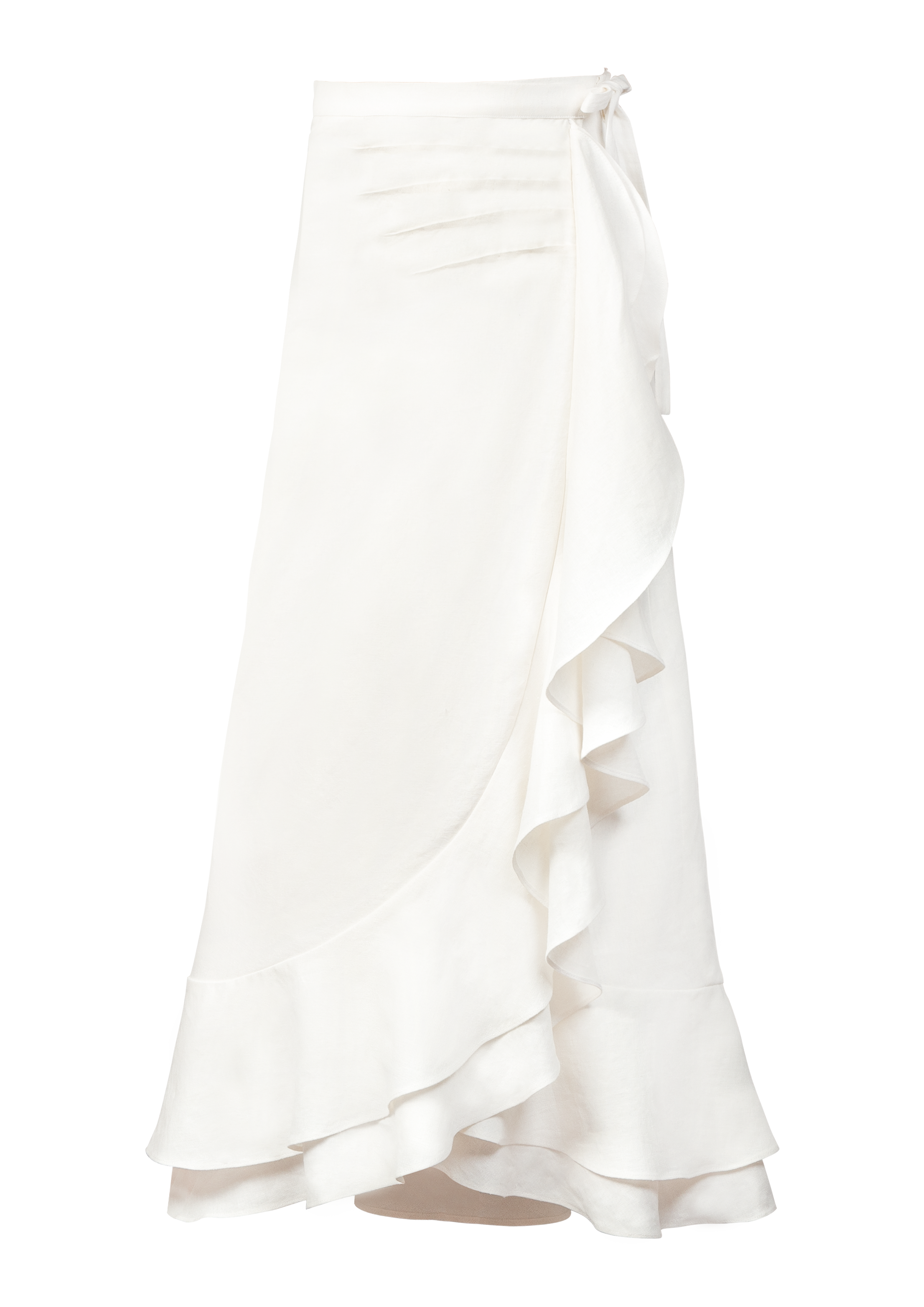 Golestan Ruffle Skirt - Off White by RosewaterHouse