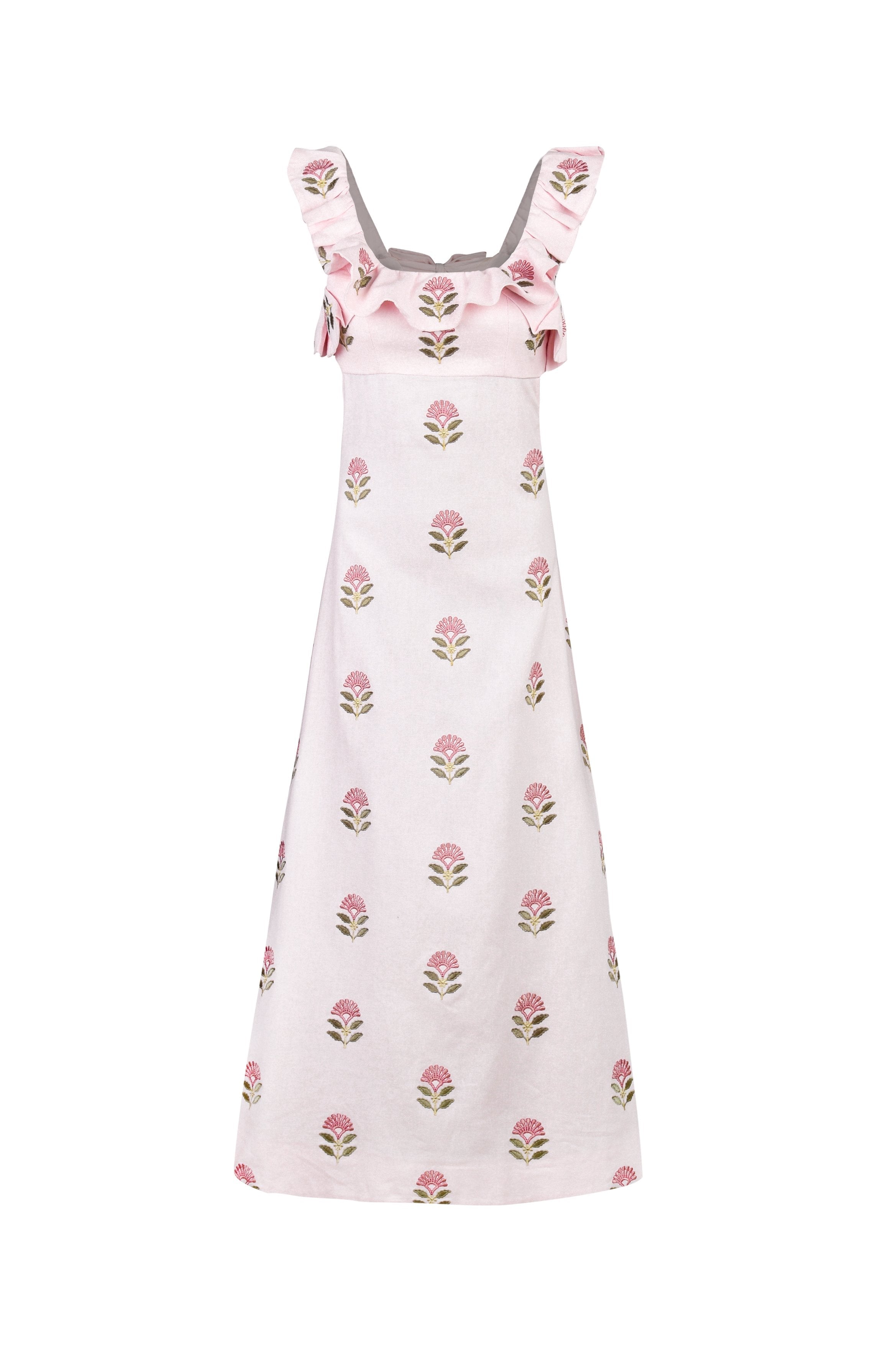 Malika Dress - Pink & Pink by RosewaterHouse