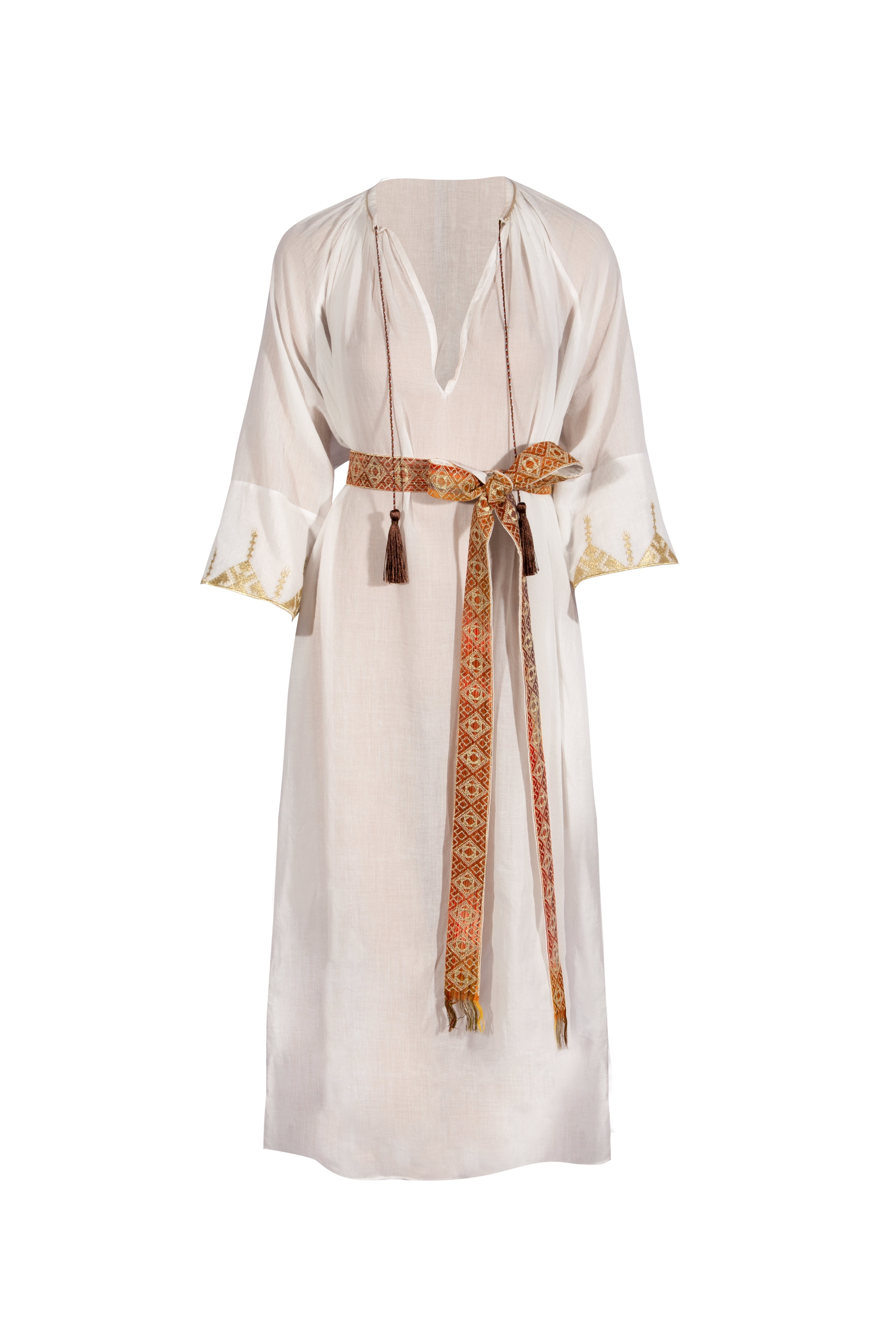 Gilaneh Kaftan - White by Rosewater House