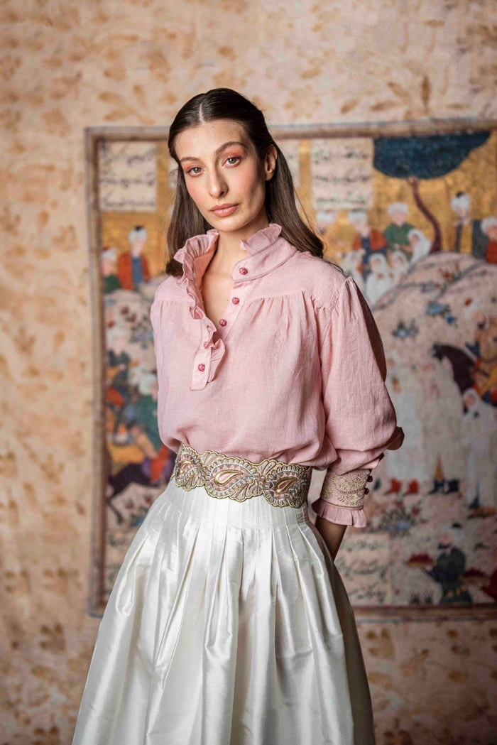 Cypress Blouse - Pink by Rosewater House | HerStory