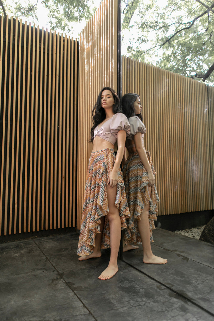 Eugenia Skirt in Weaved by Sanlier