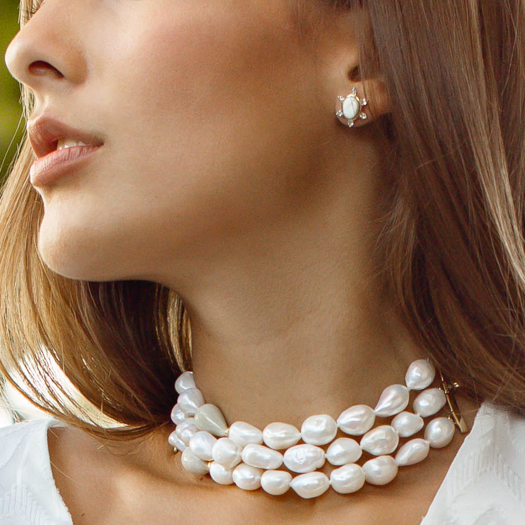 Briar Statement Stud Earring by Akola