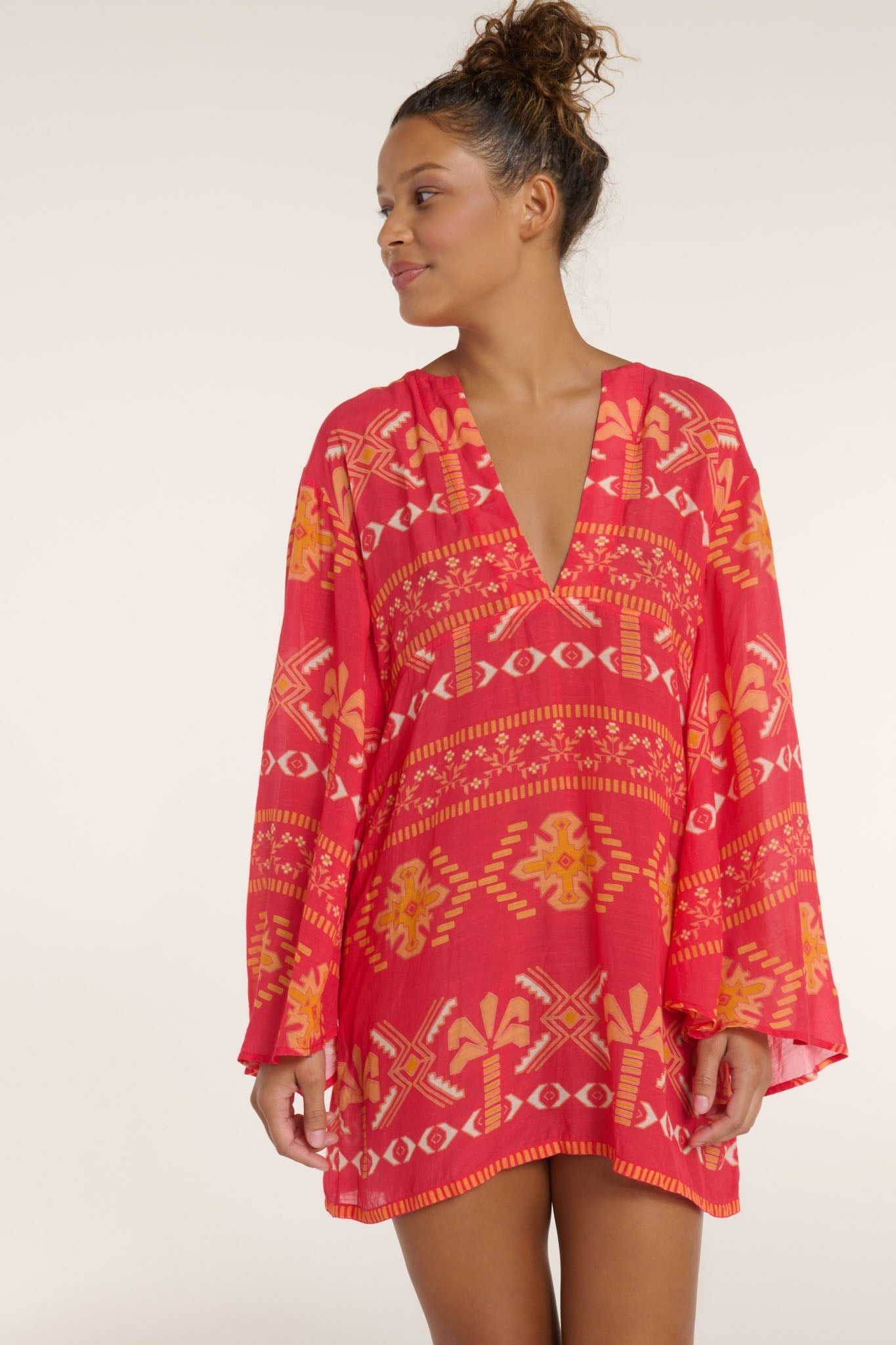 Colette Dress in Tribal Gone West by Hermoza