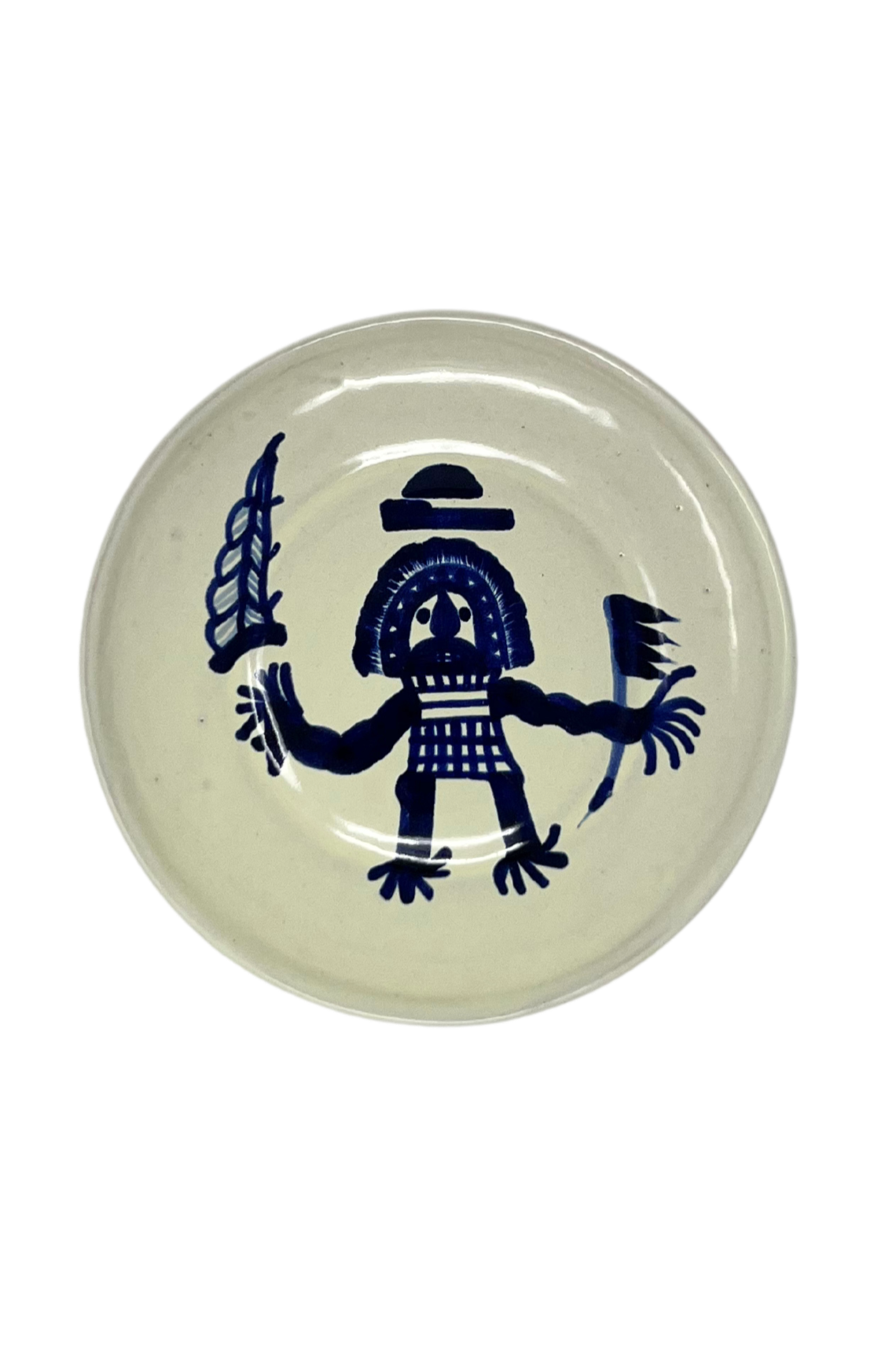 Aztec Salad Plate - Set of 4 by Agave (HerStory Exclusive)