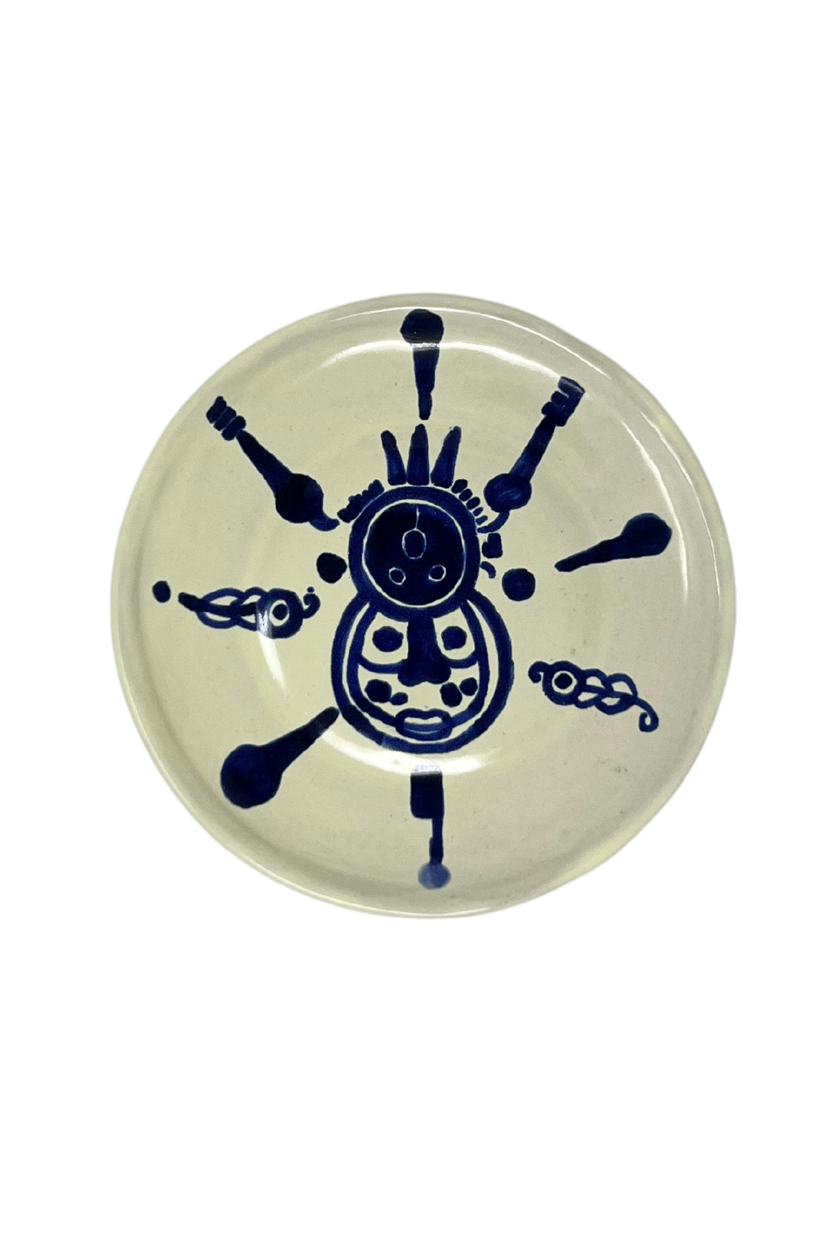 Aztec Salad Plate - Set of 4 by Agave (HerStory Exclusive)