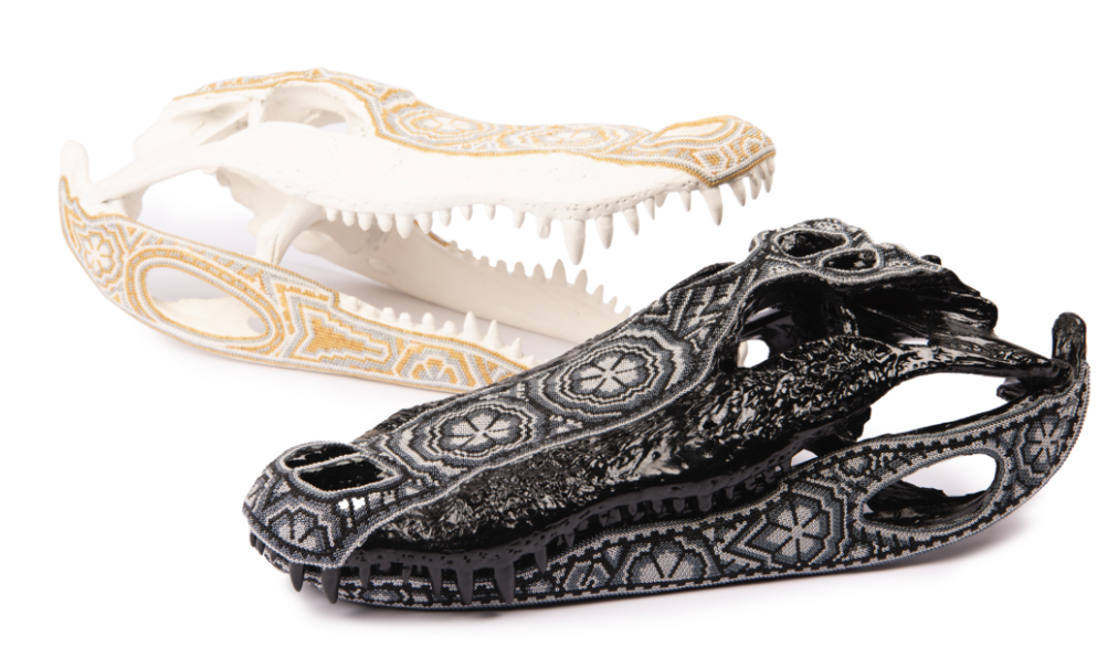 Huichol Alligator Skull (Pre-Order) by Agave