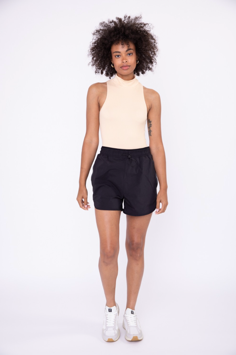 Ribbed Mock Neck Bodysuit by Urban Luxe Lifestyles