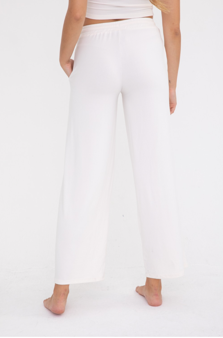 Brushed Wide Leg Lounge Pants by Urban Luxe Lifestyles