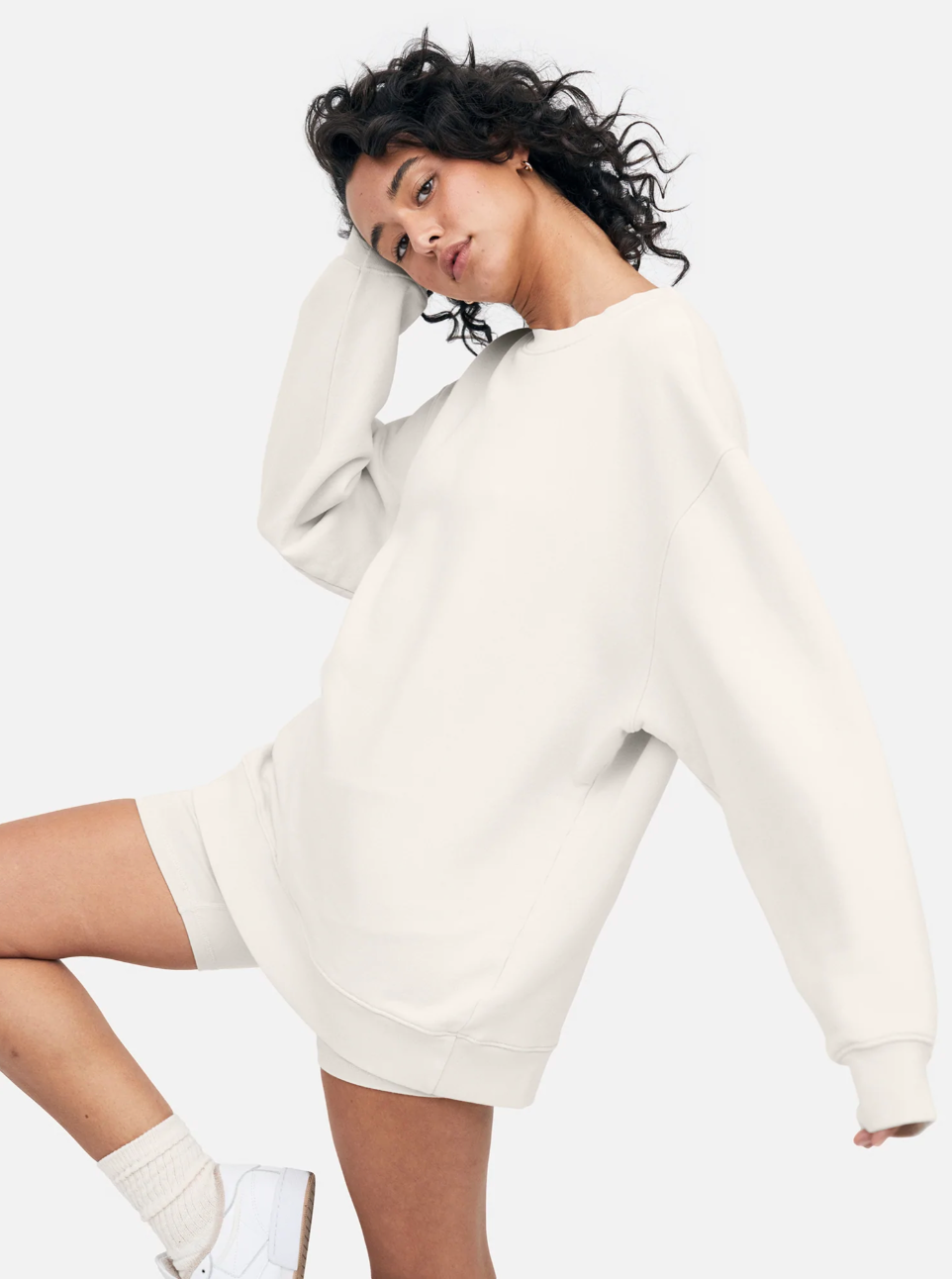 Fleece Oversized Sweatshirt by Urban Luxe Lifestyles