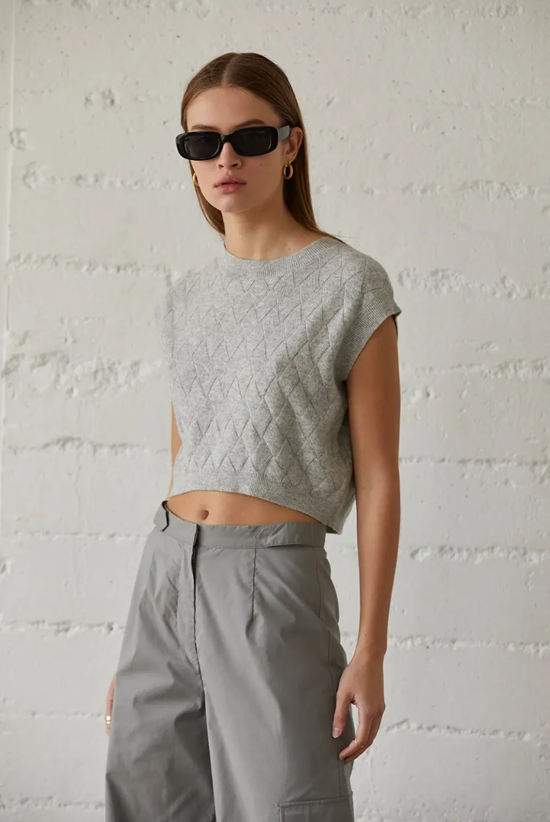 Cropped Cashmere Sweater by Urban Luxe Lifestyles