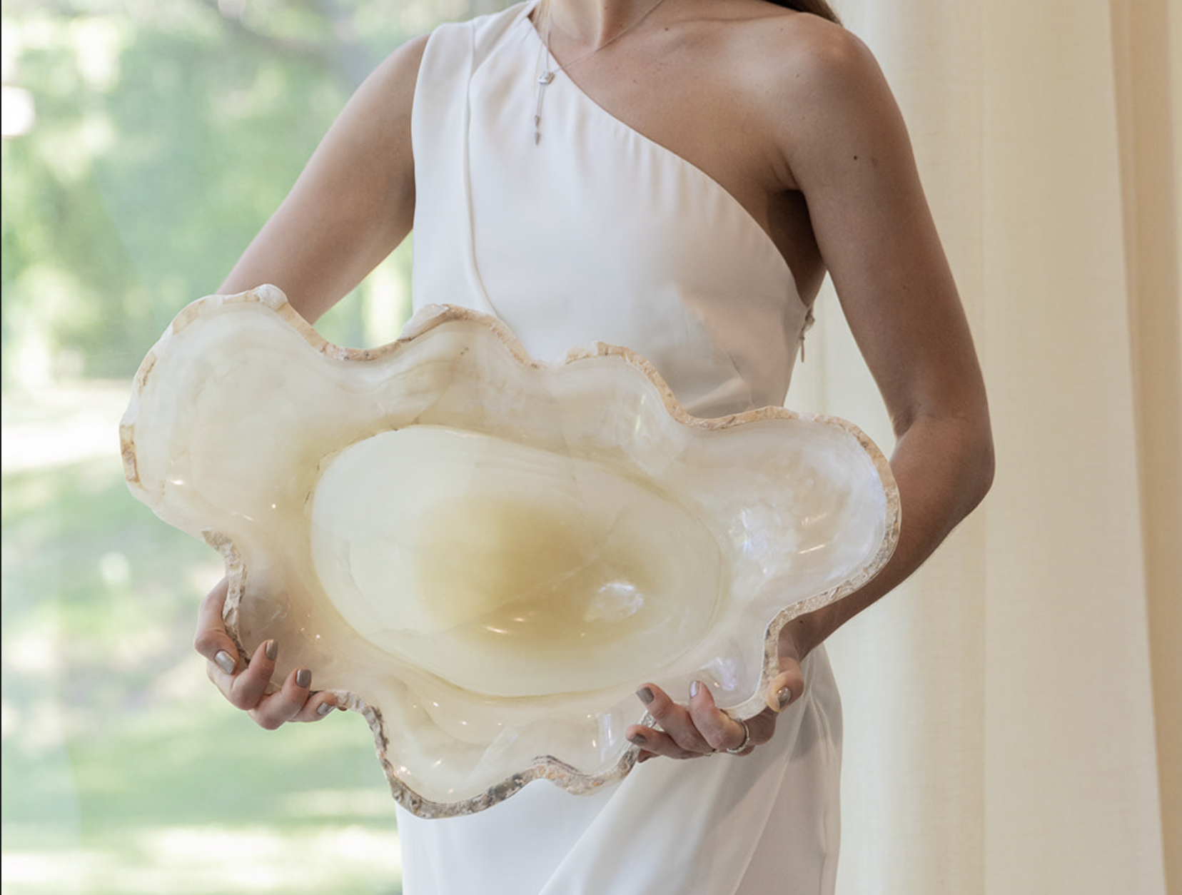 White Onyx Bowl by Agave