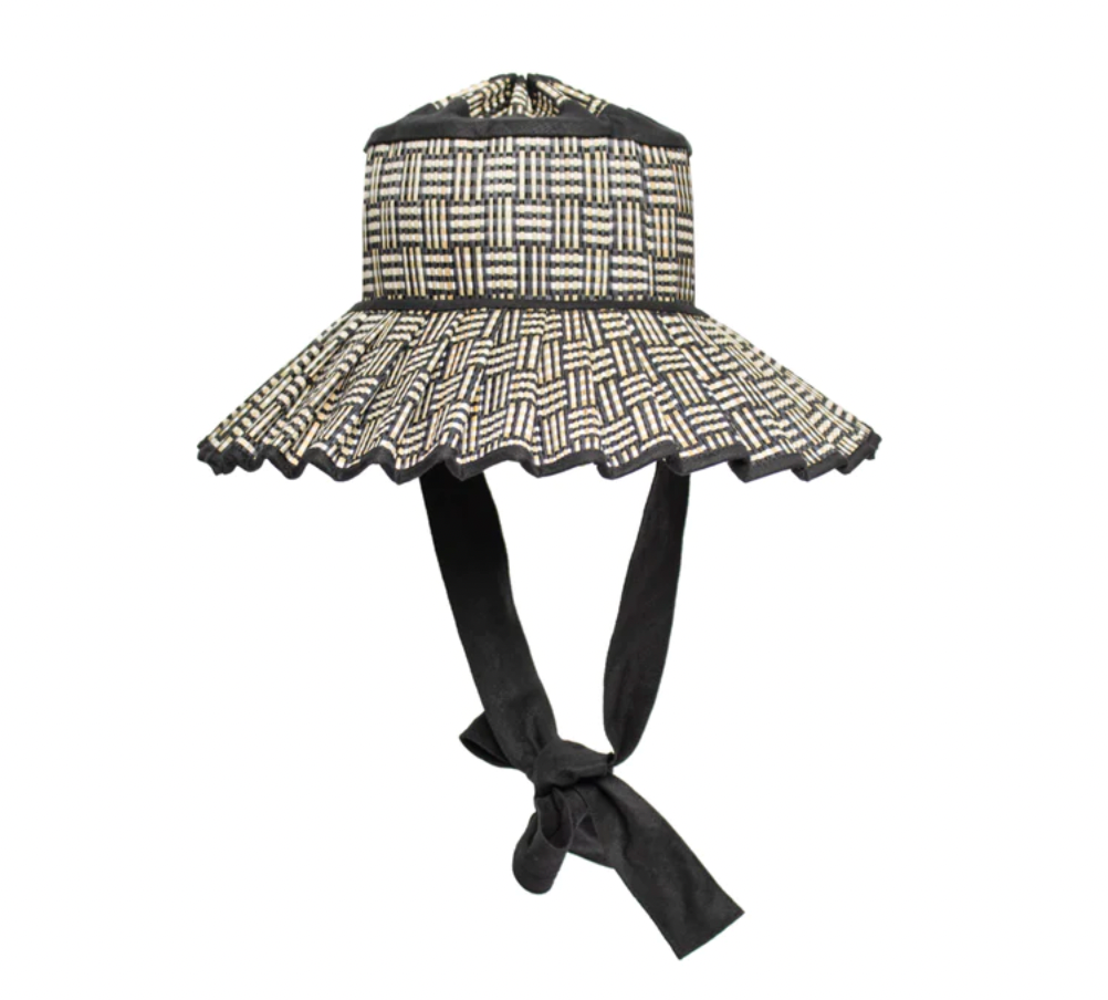 Black Bamboo Island Ravello Hat by Lorna Murray