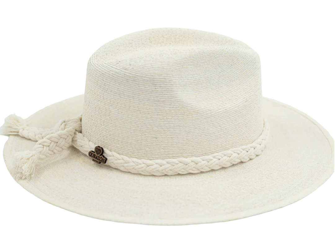 Napili White Palm Hat by Corazon Playero