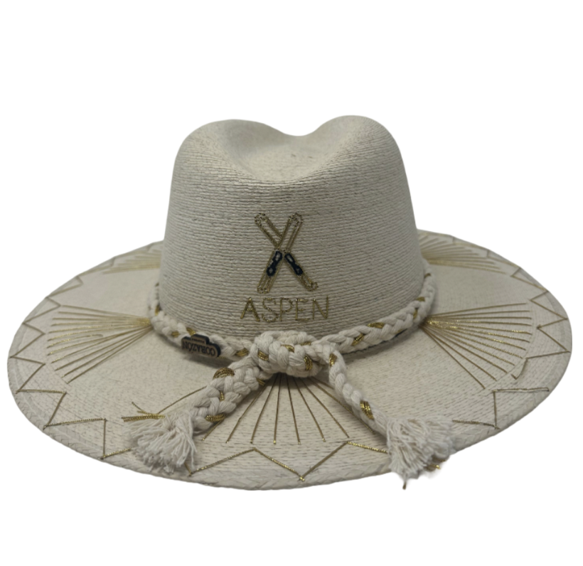 Exclusive Gold Aspen Hat by Corazon Playero