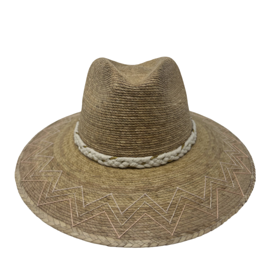Exclusive Chevron - Light Pink Hat by Corazon Playero - Preorder