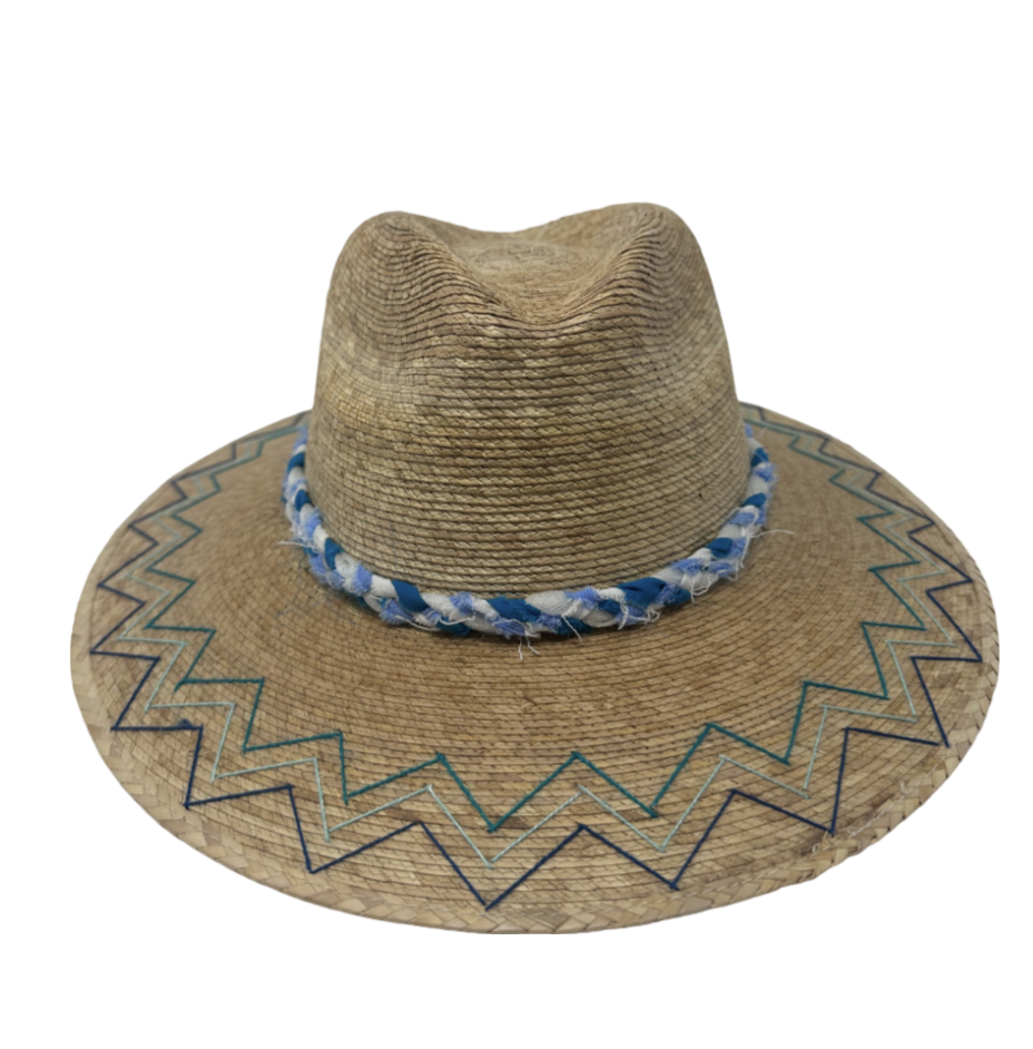 Exclusive Chevron - Blue Hat by Corazon Playero - Preorder