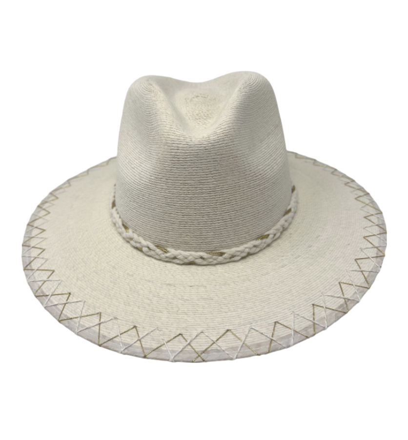 Exclusive Star Light Palm Gold Hat by Corazon Playero - Preorder