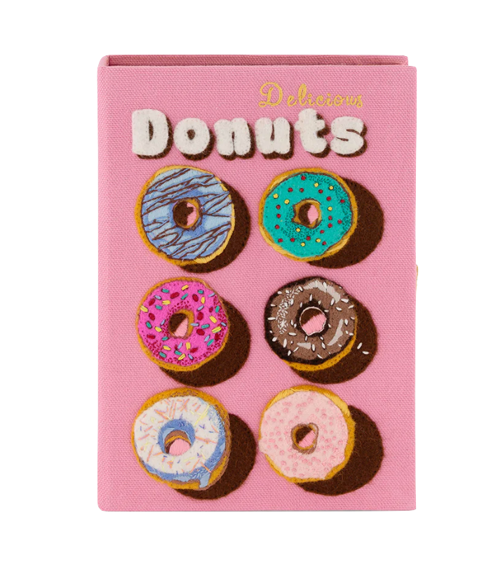 Donuts Book Clutch by Olympia Le-Tan