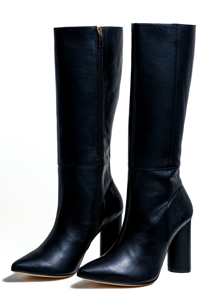 Celina Tall boot - Black by Alma Caso