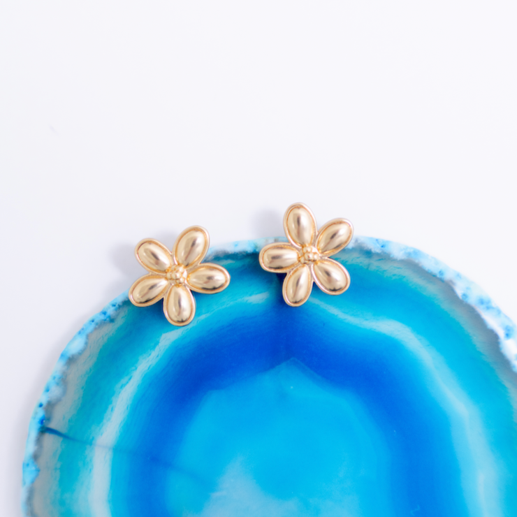Flora Studs - Gold by Gresham
