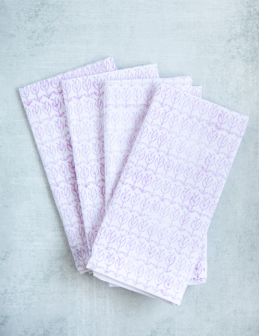 Dinner Napkins (set of 4) - Sprout, Lilac by Mended