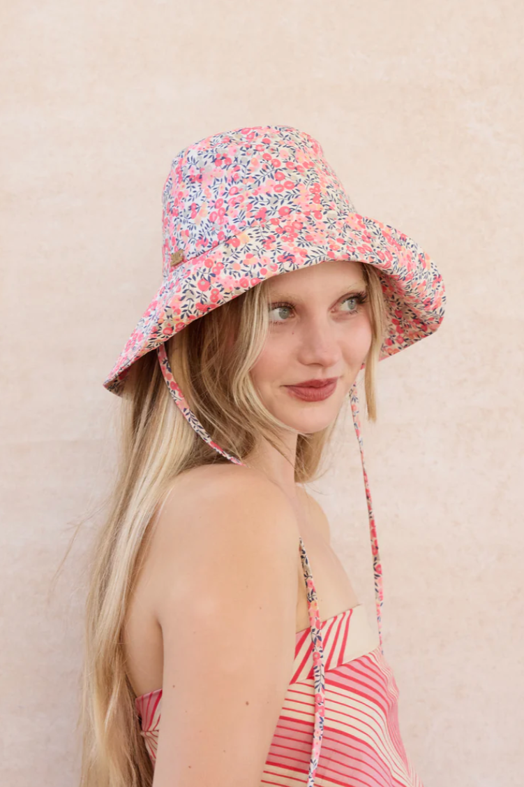 Springwood Garden Portugal Bucket Hat by Lorna Murray