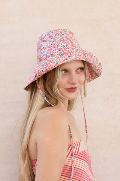 Lorna Murray Swim Island Capri Maxi Weave Pleated Straw Sun