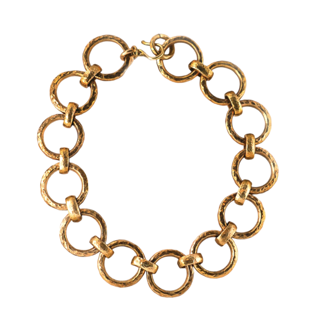 Tinsley Brass Choker Necklace by Akola