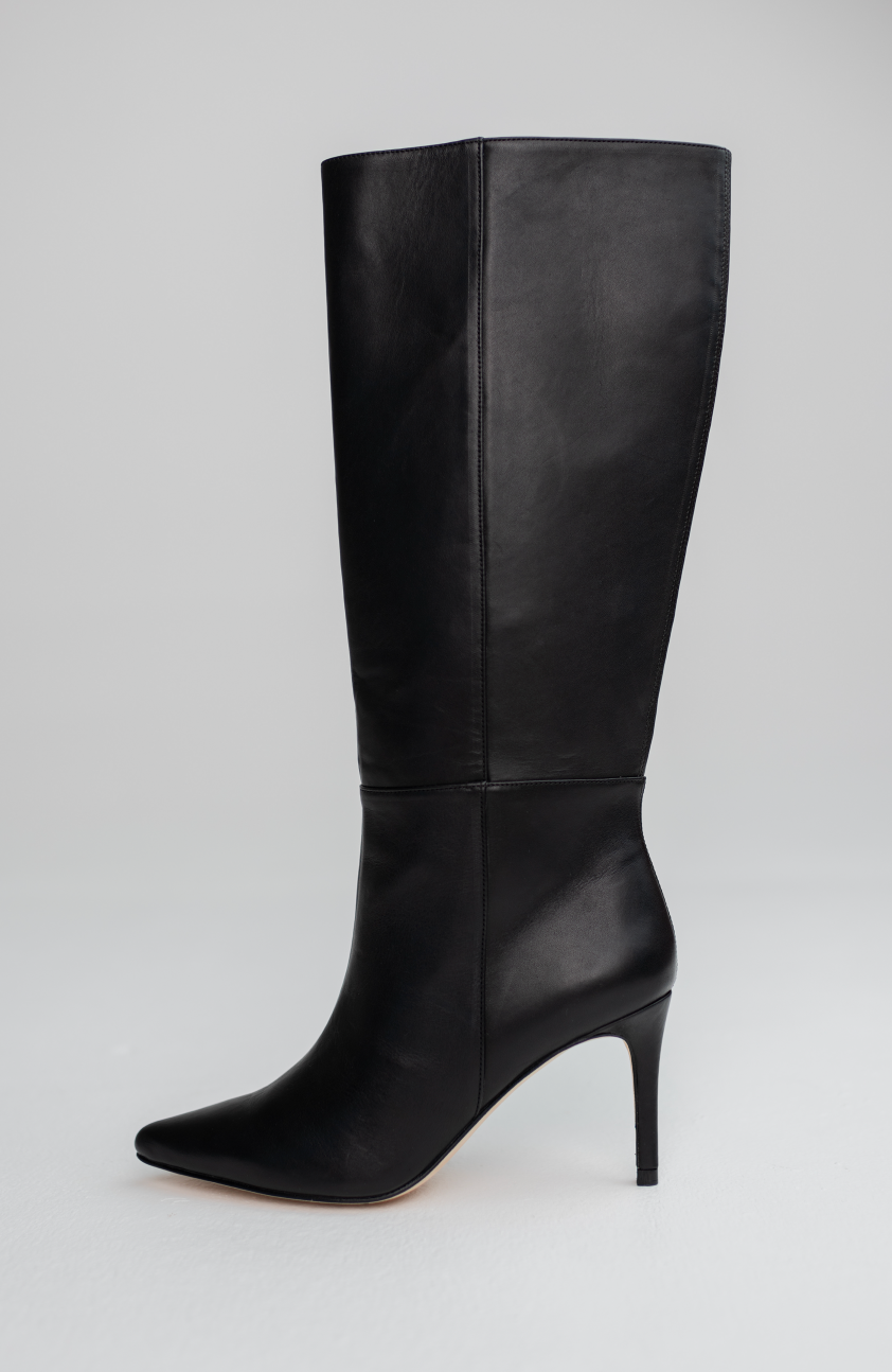 Paloma Tall Boot - Black by Alma Caso