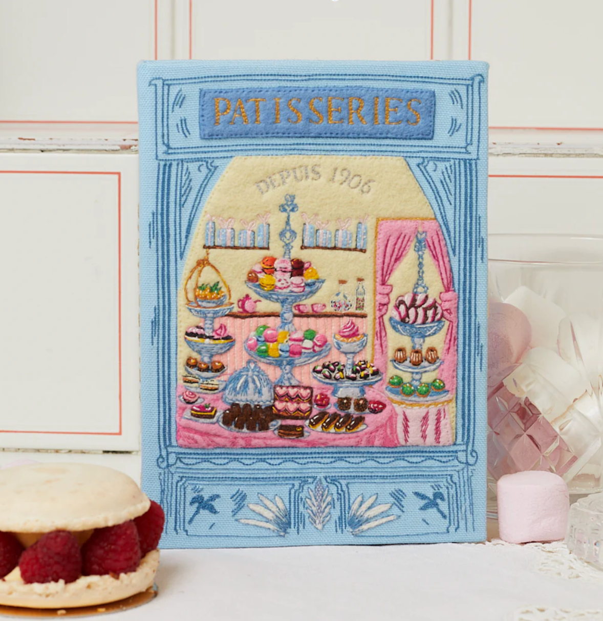 Patisseries Strapped Book Clutch by Olympia Le-Tan