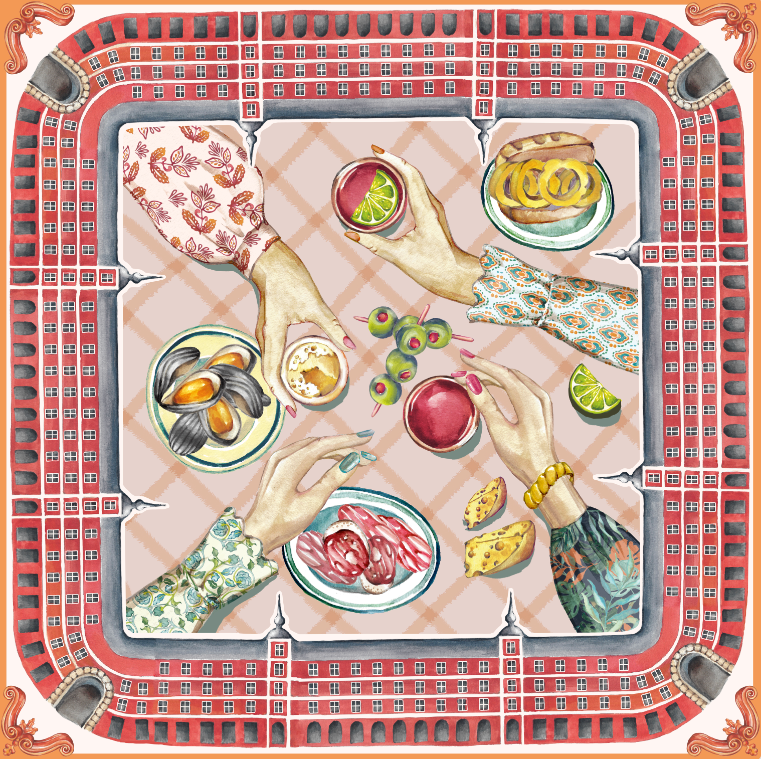 Madrid Scarf by Banniere