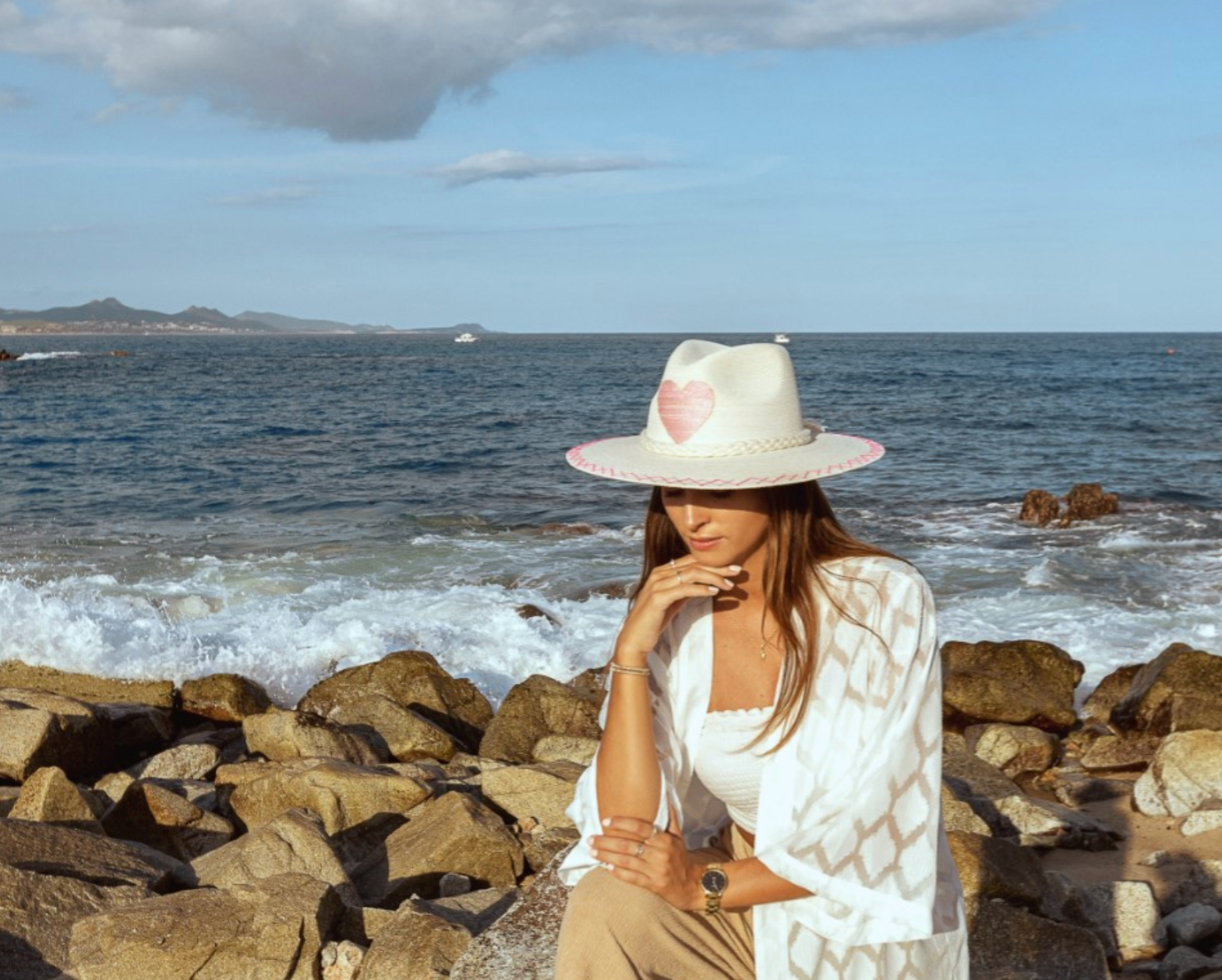 Ximena Pink Hat by Corazon Playero
