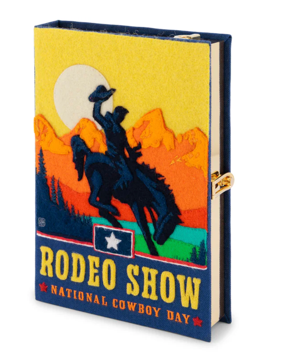Rodeo Show Book Clutch by Olympia Le Tan