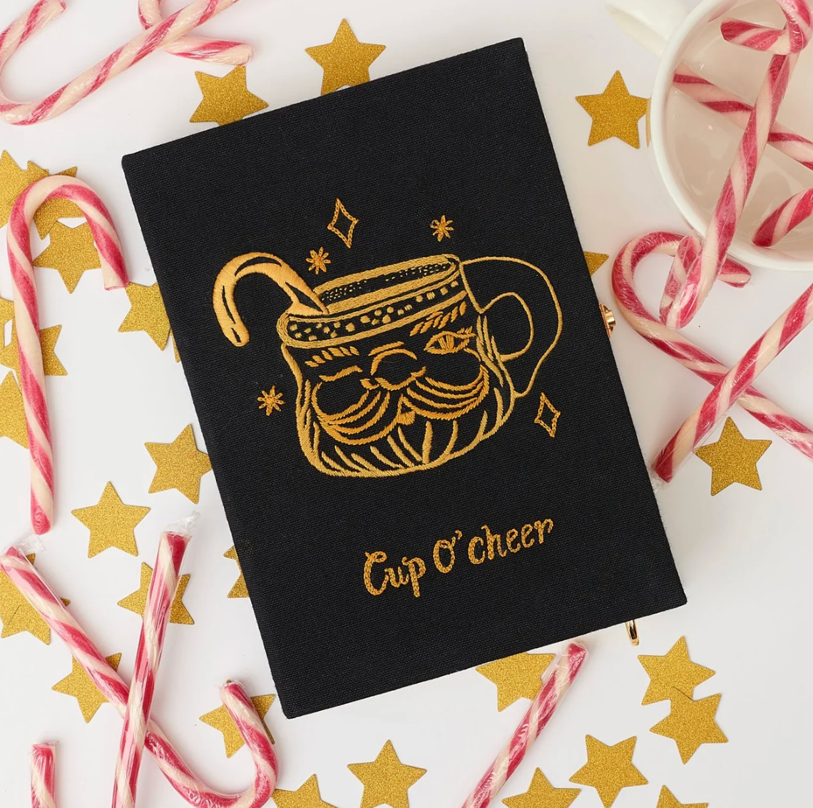 Cup O' Cheer Book Clutch by Olympia Le Tan