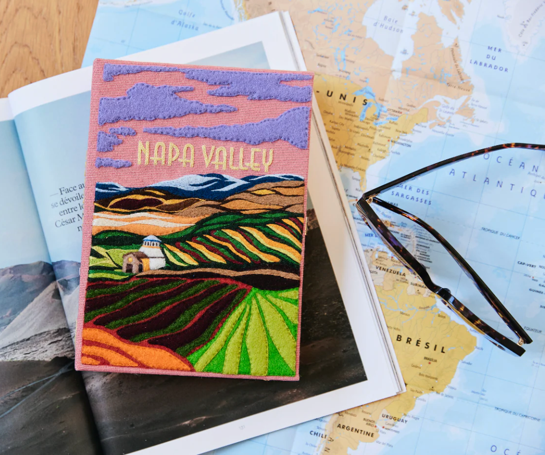 Napa Valley Strapped Book Clutch by Olympia Le Tan