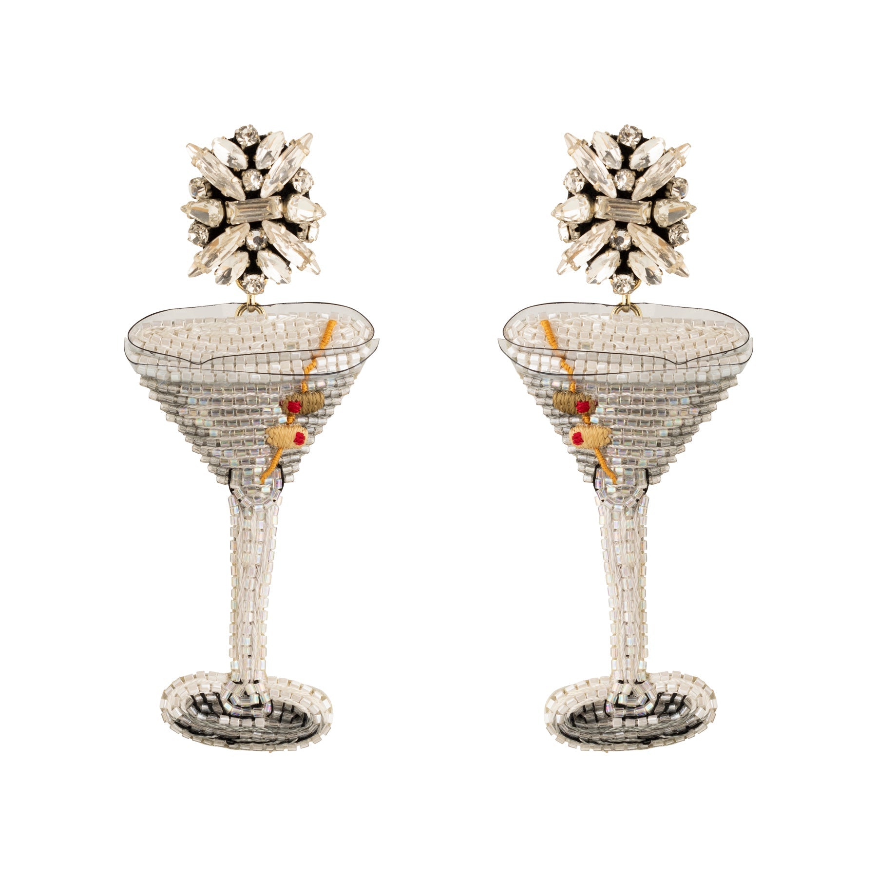 Bemelmans Martini Earrings by Mignonne Gavigan