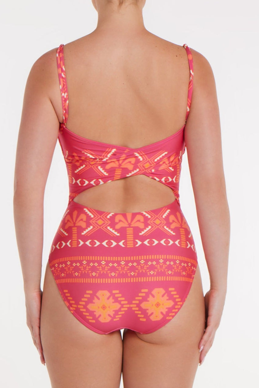 Leonor One-piece Swimsuit in Tribal Gone West by Hermoza