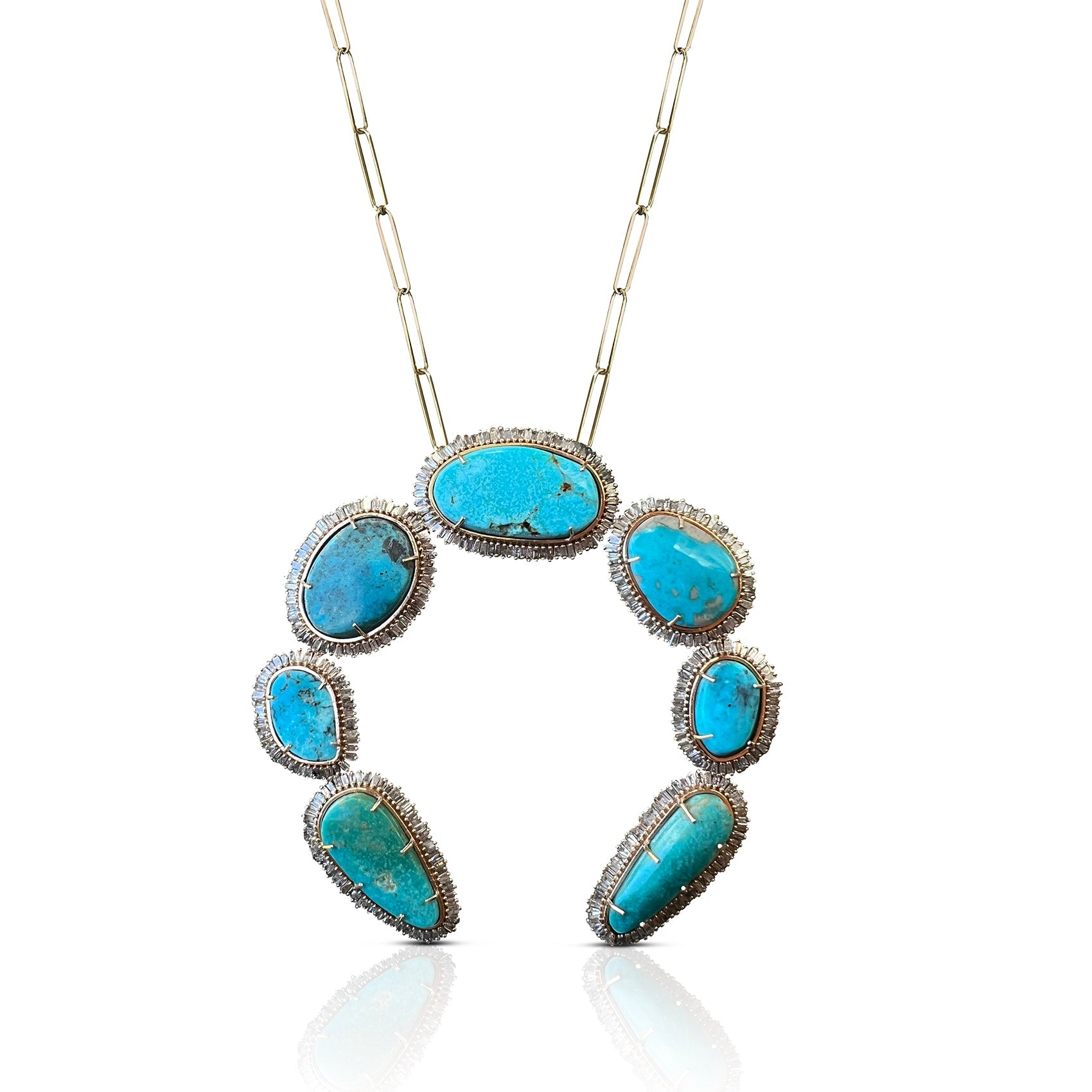 14k Yellow Gold Squash Blossom by S. Carter Designs