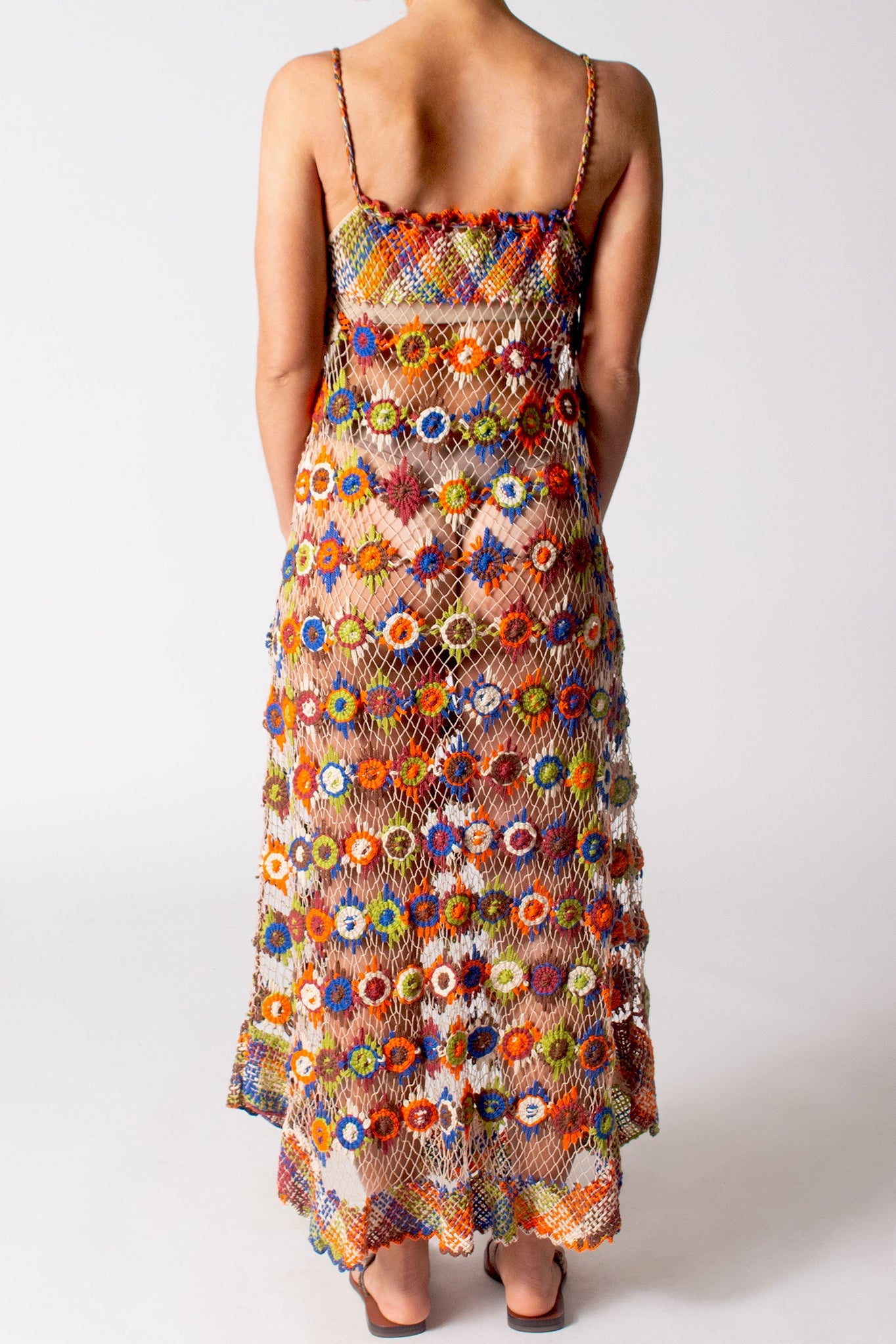 Cristiana Hand Knit Maxi Dress by Miguelina